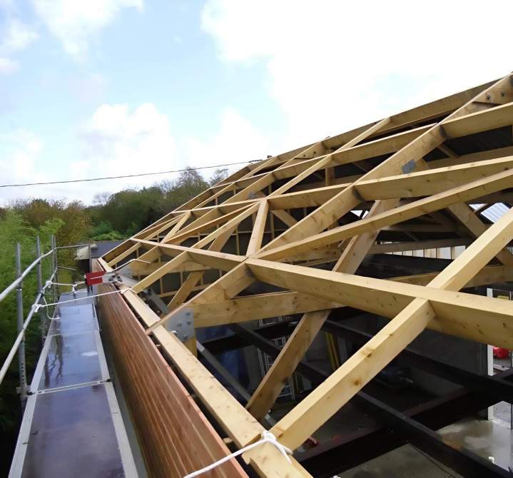Pose de charpente Saint-Renan